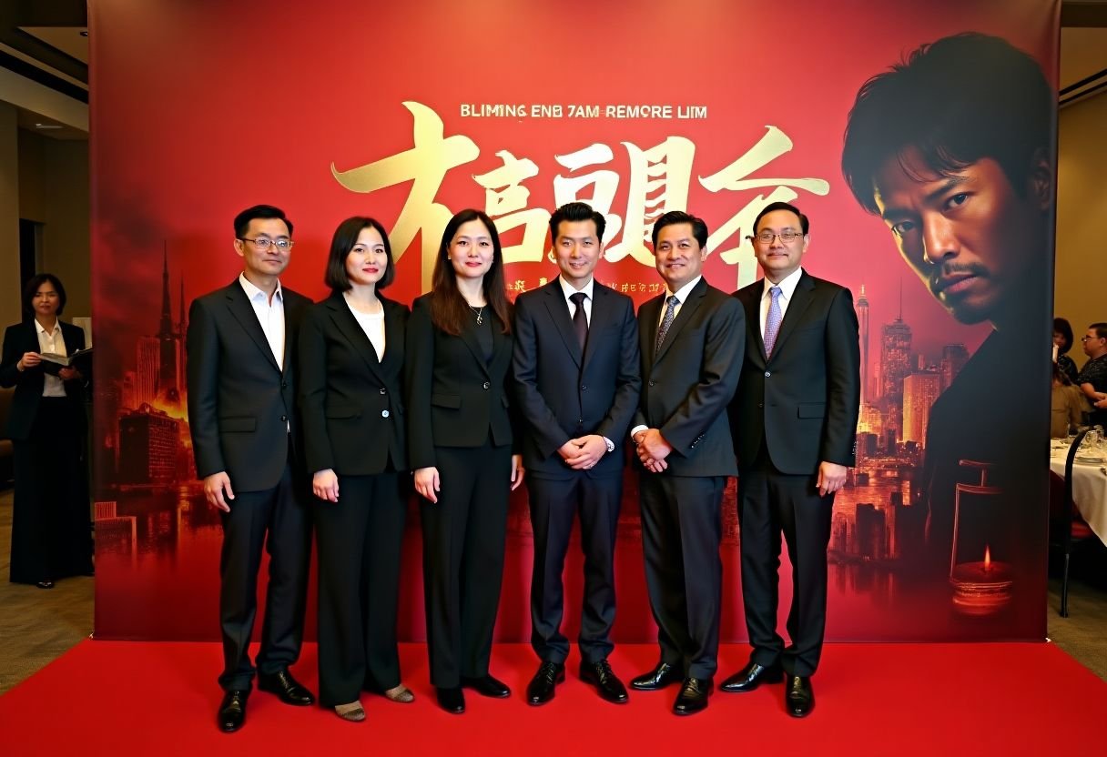 911爆料網电影首映礼现场，主创团队亮相